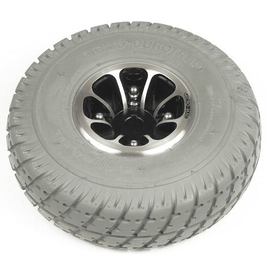 10" Gray Flat-Free Drive Wheel Assembly for 610, 1103, 1113 