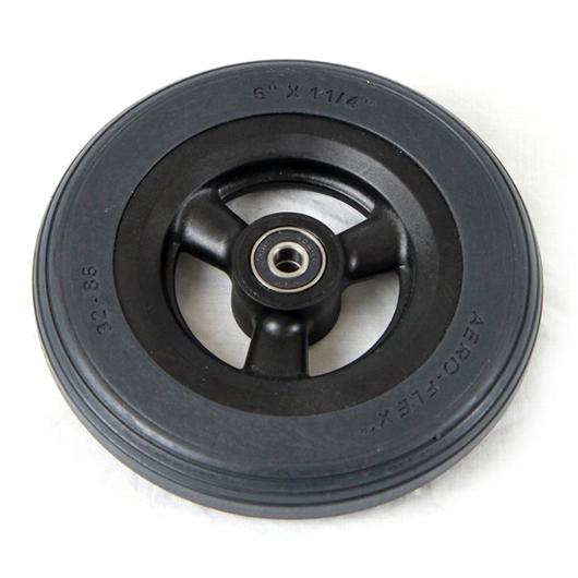 6" Gray Urethane Caster Wheel Assembly for At'm Power Wheelchairs 