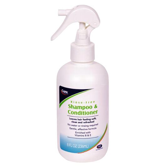 Rinse-Free Shampoo & Conditioner 8oz Spray Bottle 