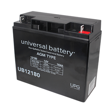 UPG 12V 18AH Sealed Lead Acid Batteries (Pair) Batteries