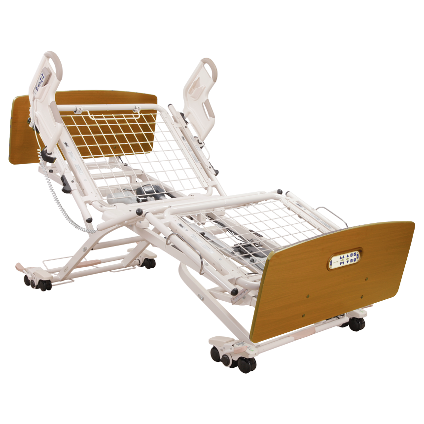 Joerns UltraCare deluxe homecare bed frame - Quick Ship Exclusively at SpinLife Pictured with optional Advance Staff controls