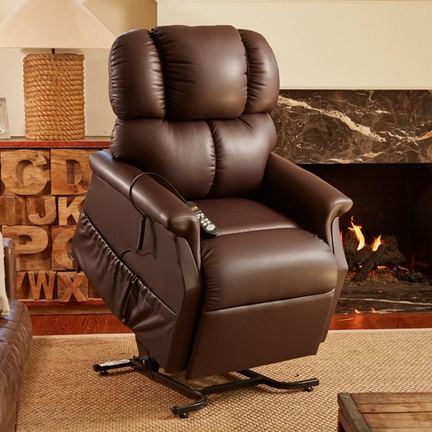 Golden Technologies comforter PR 505 lift chair (shown in Brisa: Coffee Bean)