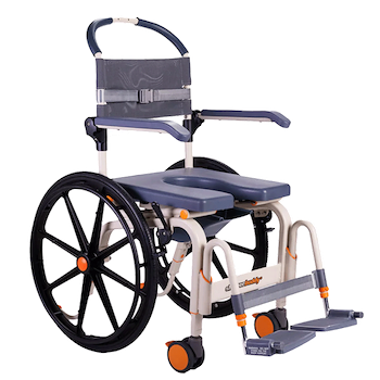 SolutionBased Roll-In Buddy Solo Chair Rehab Shower Commode Chair