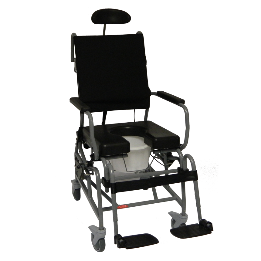 Tilt-in-Space Shower Commode Chair
