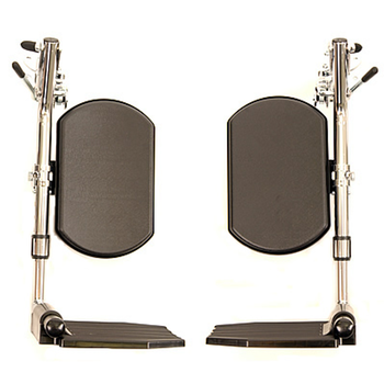 Invacare Composite Elevating Legrests with Calf Pads for Invacare Manual Wheelchairs (Pair) Elevating Leg Rests