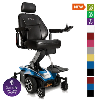 Pride Jazzy Air 2 Elevating Power Chair Full Size Power Wheelchairs