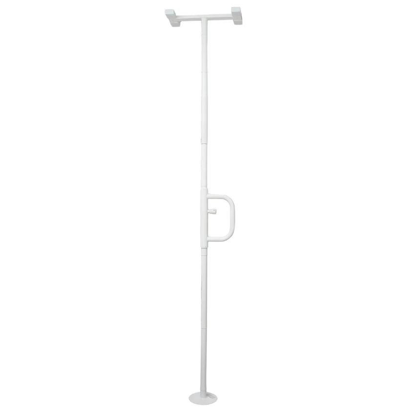 Security Pole with Curve Grab Bar