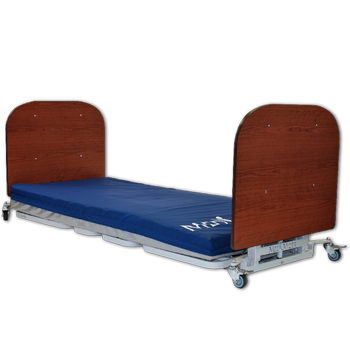 Med-Mizer AllCare Floor Level Low Bed Deluxe Homecare Beds