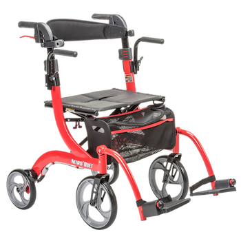 Nova Gemini 2 in 1 Rollator Transport Chair - Nova Specialty Walkers