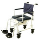 Invacare Mariner Rehab Shower Commode Chair- 5" Wheels