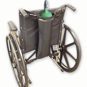 EZ-ACCESS EZ-ACCESSORIES Wheelchair Single Oxygen Tank Holder Packs, Pouches & Holders