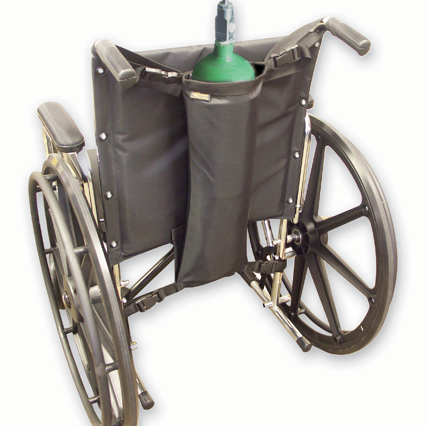 EZ-ACCESSORIES Wheelchair Single Oxygen Tank Holder