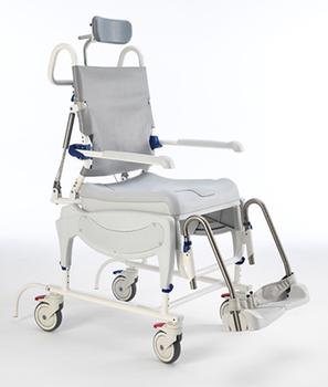 Invacare Aquatec Ocean Ergo Dual VIP Shower Commode  Chair Rehab Shower Commode Chair
