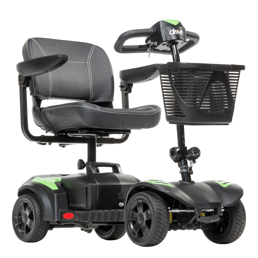 Drive Medical Phoenix LT 4-Wheel Travel Scooter | SpinLife