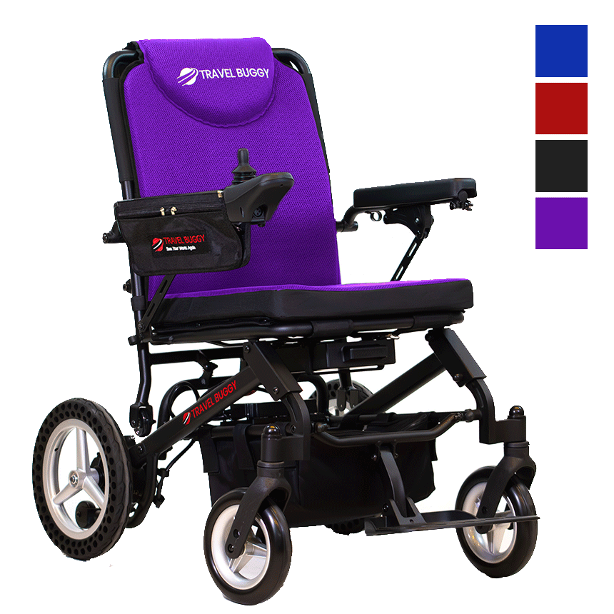 Dash Ultra Lite Power Chair in purple