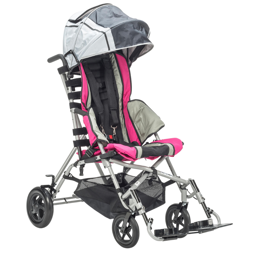Trotter Stroller in Punch Buggy Pink with Free Canopy and Under Seat Storage Trotter Stroller in Punch Buggy Pink