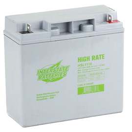 Interstate Batteries 12V 22AH 90W HSL HIGH RATE (Pair) Batteries