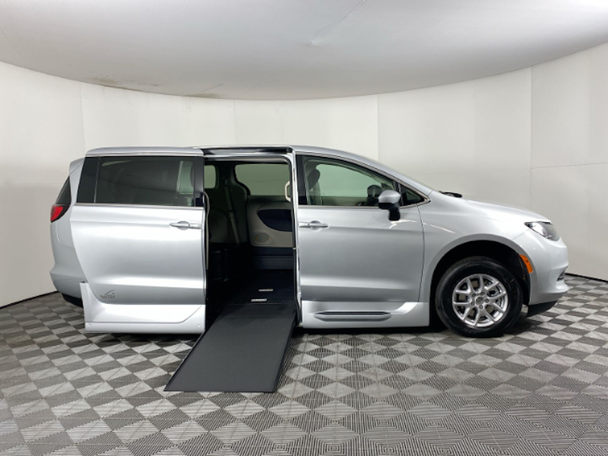 2023 Chrysler Voyager LX with VMI Northstar Solid In Floor Side Entry Conversion.