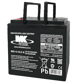 MK Battery 12V 55 AH Sealed Lead-Acid Battery Battery