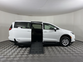 2022 Chrysler Voyager LX Side with AMS Legend II Side Entry Wheelchair Accessible Vehicle
