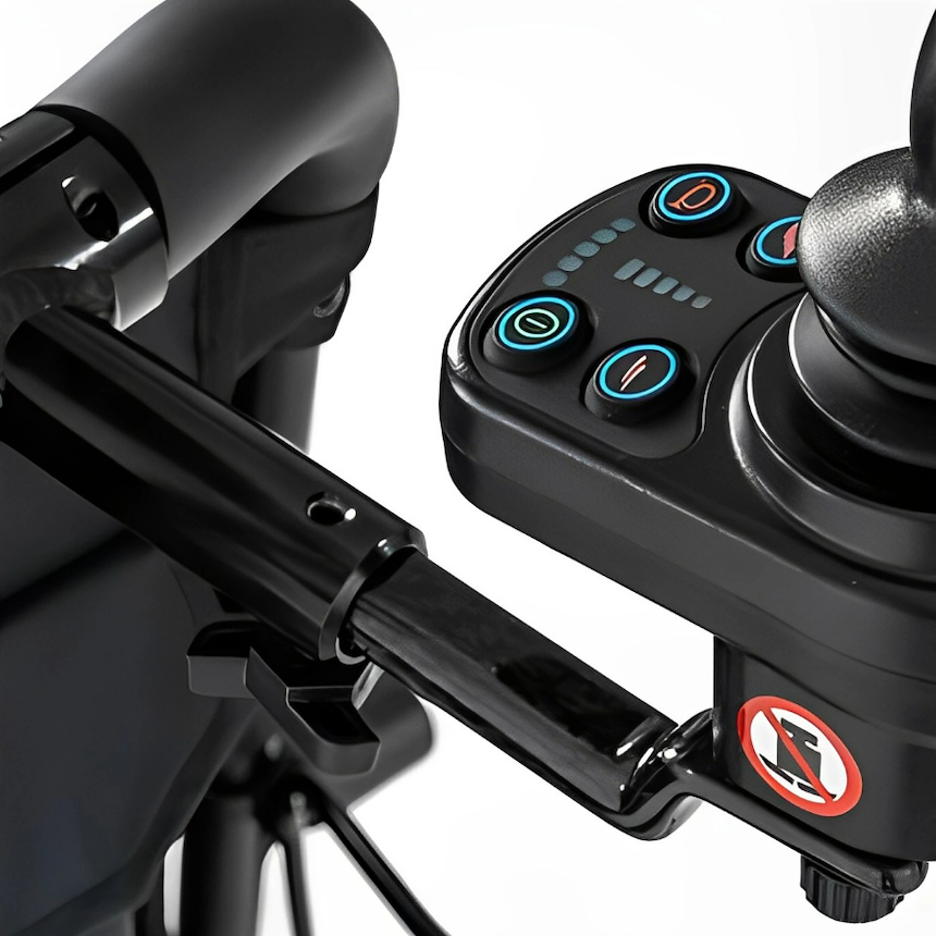 Pride Jazzy Carbon Mount for Attendant Control SpinLife