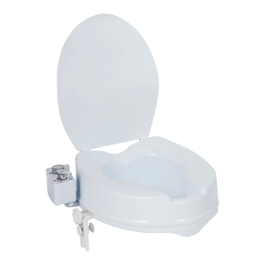 Drive Medical Raised Toilet Seat with Bidet SpinLife