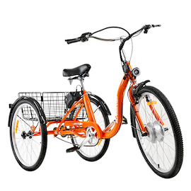 Super Handy EcoRide Adult Tricycle Electric Bike e-Bikes