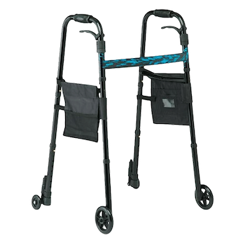 【値引中】クラシックトリフォールドドレッサー Deluxe, Trigger Release Folding Walker with 5