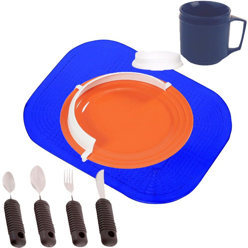 Plate Not Included Weighted Dining Kit