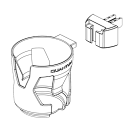 Pride Quantum Chair Cup Holder w/ Tru-Balance 3 Accessories