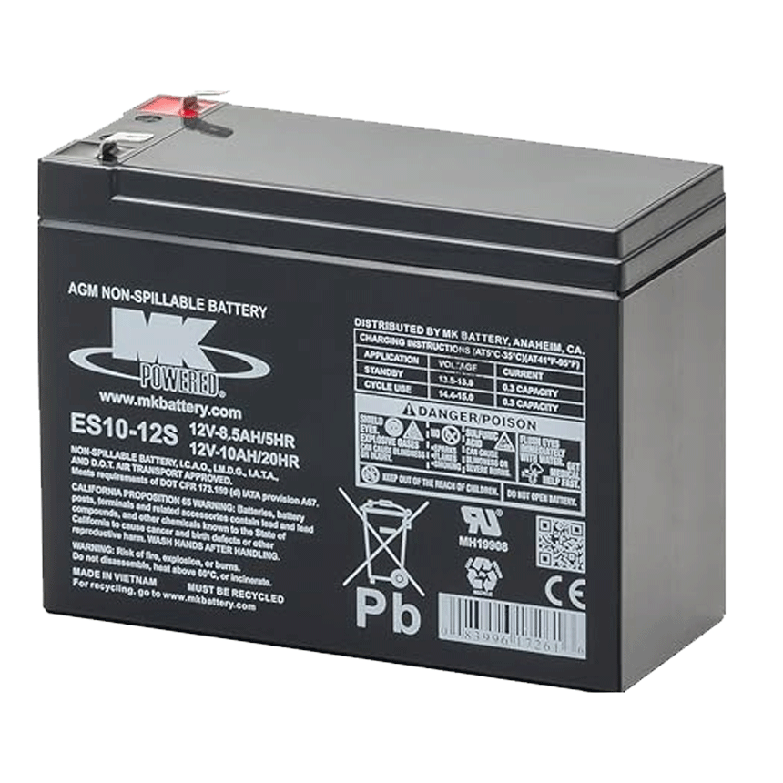 12V 10AH Sealed AGM Pair