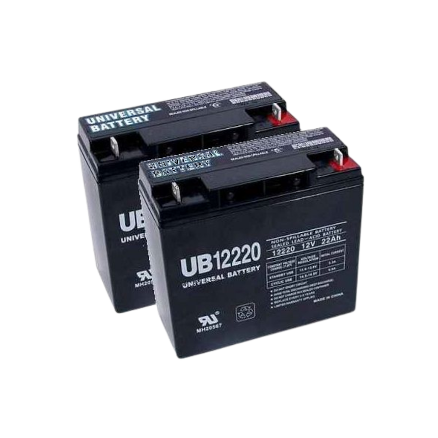 Battery, 12V/22AH (Pair)
