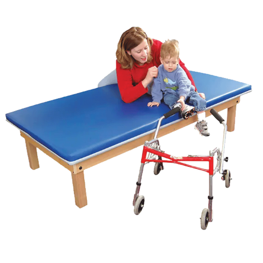 Fixed height model is pictured Table Upholstered Mat