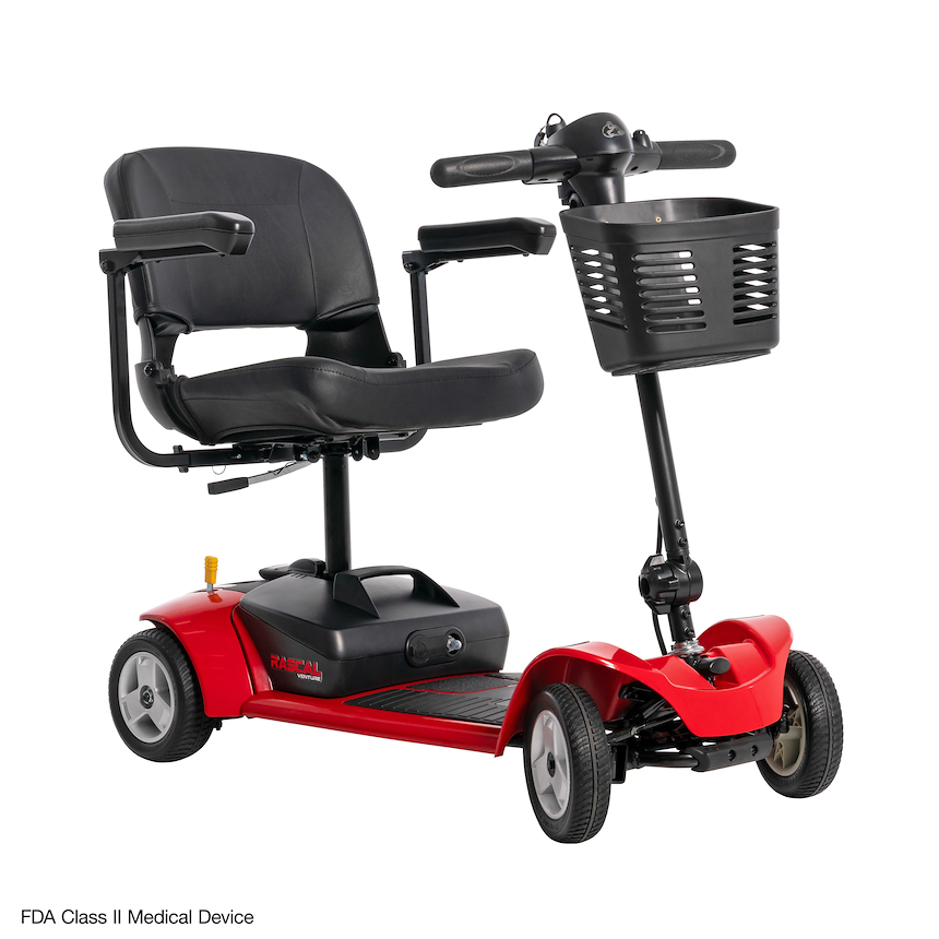 Mega Motion Rascal Venture 4-Wheel - Mega Motion 4-Wheel Travel