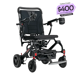 Mega Motion Rascal Carbon Cruiser Folding Power Wheelchair