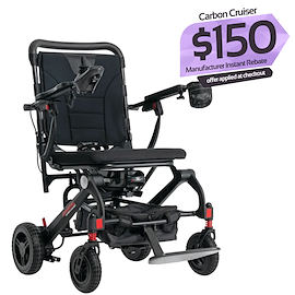 Mega Motion Rascal Carbon Cruiser Folding Power Wheelchair