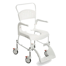 Etac - Bathroom Aids Etac Clean Height Adjustable Shower Chair Rehab Shower Commode Chair