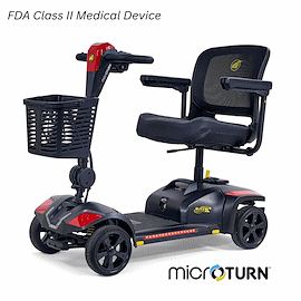 Golden Technologies Buzzaround XL&plus; 4-Wheel Travel Scooters