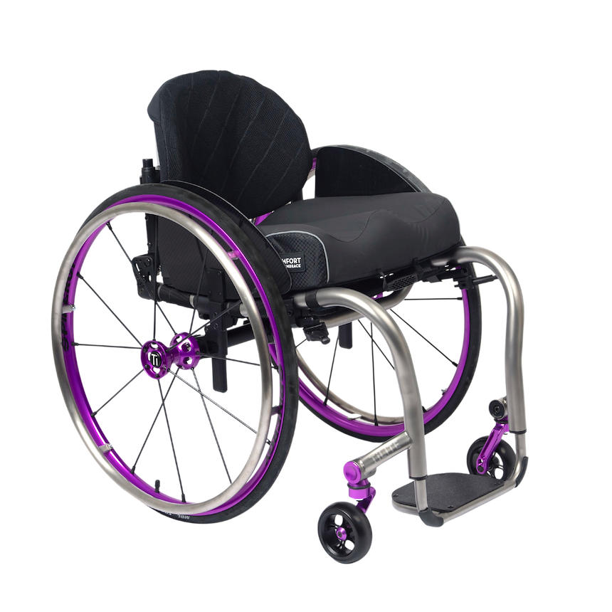 ZRa Series 2 Ultralight Titanium Wheelchair | SpinLife